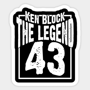 Ken Block The Legend Sticker